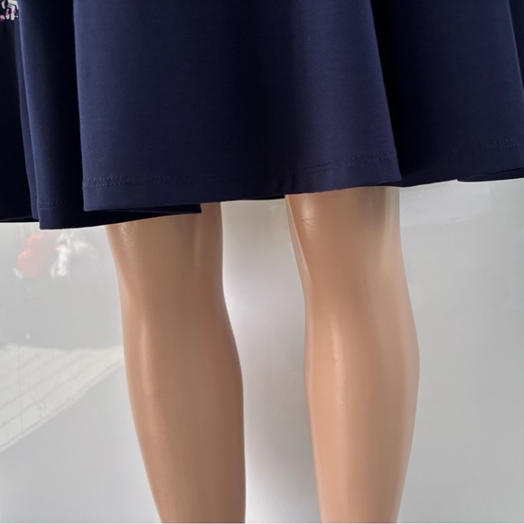 Jessica Howard Black and White A-Line Midi Dress - Picture 2 of 9